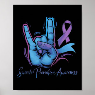 Affiche Symbole d'amour Semaine de sensibilisation à la pr