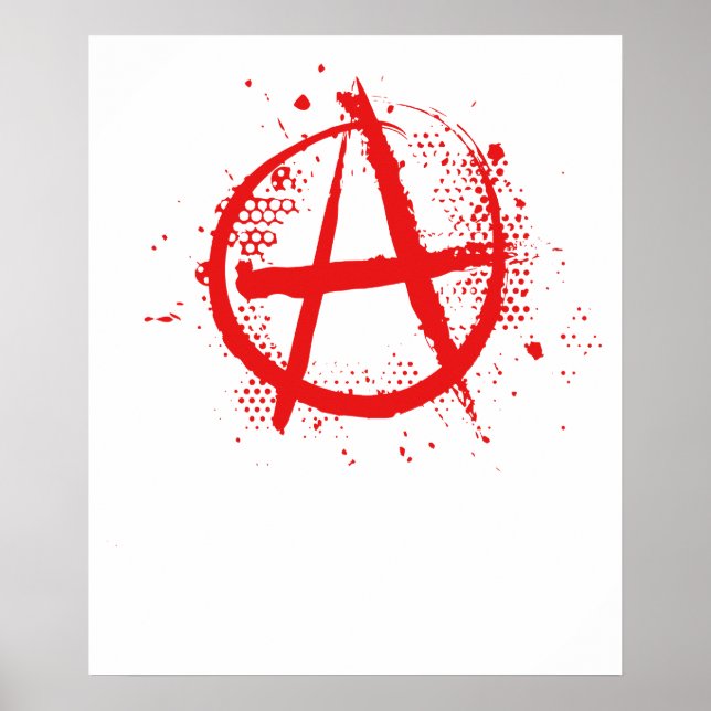 Affiche symbole-d'anarchie vintage (Devant)
