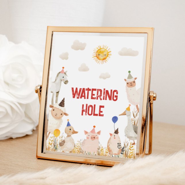 Affiche Symbole d'anniversaire de la ferme (Créateur téléchargé)