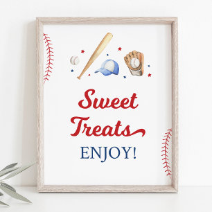 Affiche Symbole d'anniversaire de la fête de baseball Rook