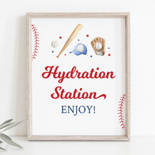 Affiche Symbole d'anniversaire de la station d'hydratation
