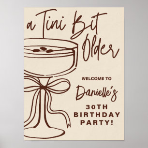 Affiche Symbole d'anniversaire de l'Espresso Martini un pe