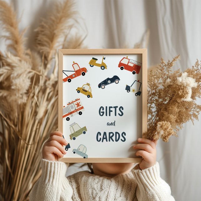 Affiche Symbole d'anniversaire des voitures de ville (Créateur téléchargé)