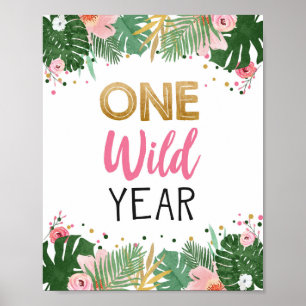 Affiche Symbole d'anniversaire d'une année sauvage de Safa