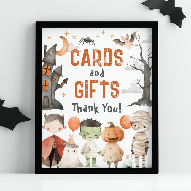 Affiche Symbole d'anniversaire éffrayant d'Halloween (Créateur téléchargé)
