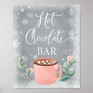Affiche Symbole d'anniversaire Hot Chocolate Bar Cocoa Swe