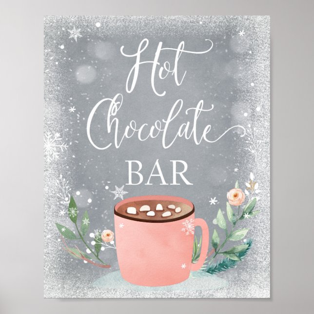 Affiche Symbole d'anniversaire Hot Chocolate Bar Cocoa Swe (Devant)