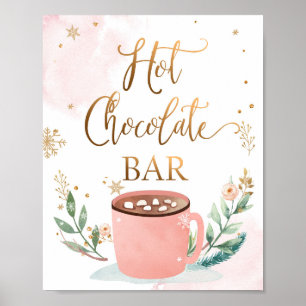 Affiche Symbole d'anniversaire Hot Chocolate Bar Cocoa Swe