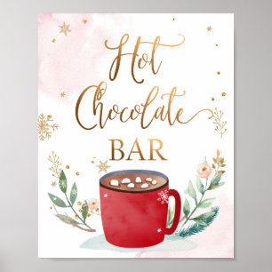 Affiche Symbole d'anniversaire Hot Chocolate Bar Cocoa Swe