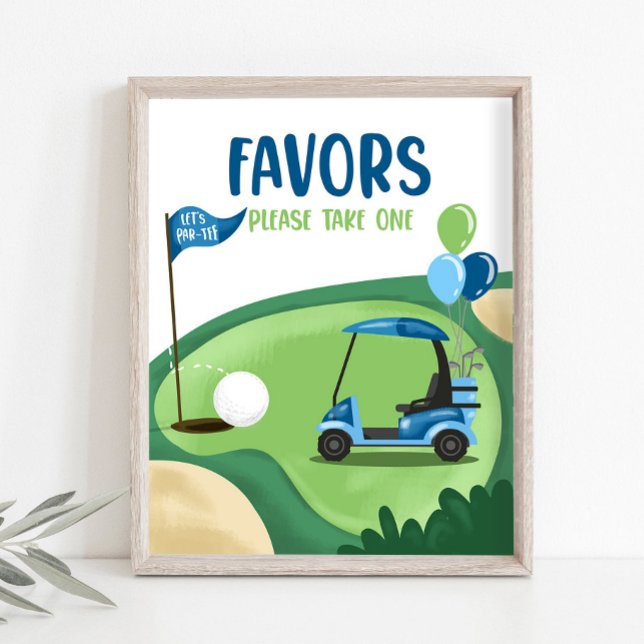 Affiche Symbole d'anniversaire Merci Golf Parc-Tee Boy (Créateur téléchargé)