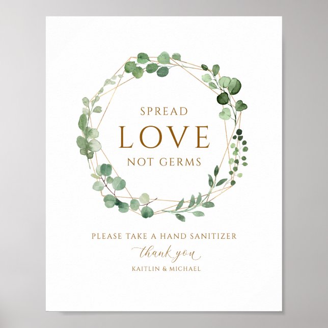 Affiche Symbole d'assainissement de la gaine géométrique C (Devant)