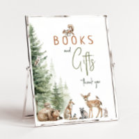 Symbole de Baby shower de livres et cadeaux pour a