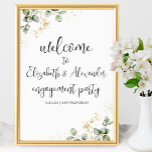 Affiche Symbole de bienvenue de la fête de mariage verdoya<br><div class="desc">Découvrez comment notre réception de mariage Eucalyptus verdoyante peut transformer votre journée spéciale en une véritable aventure enchanteresse. Des pièces centrales élégantes aux murs verdoyants,  ce guide vous montre comment intégrer cet élément polyvalent à votre décor de réception de mariage. Faites de ce moment vraiment inoubliable !</div>