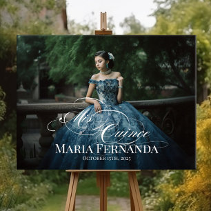 Affiche Symbole de bienvenue de Mis Quince Quinceanera ave