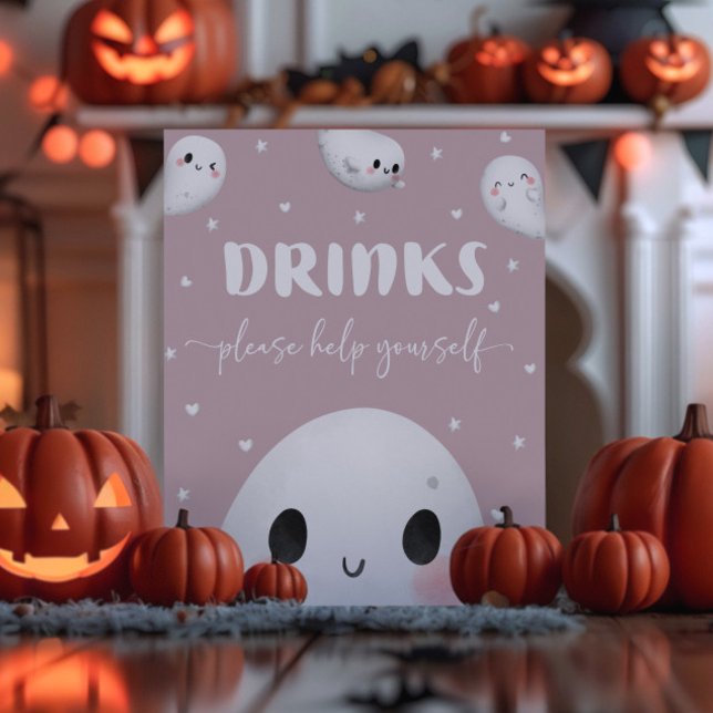 Affiche Symbole de boisson d'une Halloween Éffrayante (Créateur téléchargé)
