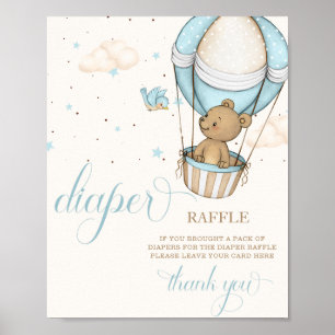 Affiche Symbole de chevalet de Baby shower à balloon en pe