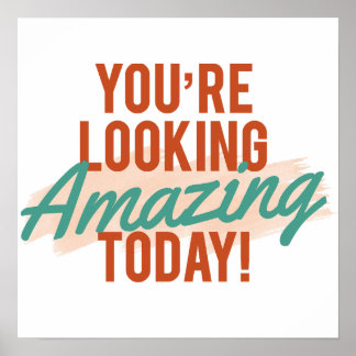 Affiche Symbole de conformité rétro Salutation/Bienvenue