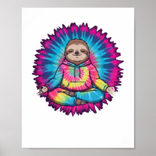 Affiche SYMBOLE DE Cravate-JOUR DE LA PARTENANCE Hippie