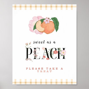 Affiche Symbole de faveur Sweety Little Peach
