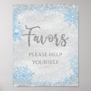 Affiche Symbole de faveur Winter Wonderland