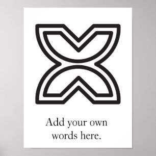 Affiche Symbole de Fawodhodie de la liberté et de