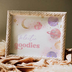 Affiche SYMBOLE DE GOODIES Galactiques de l'espace de la f