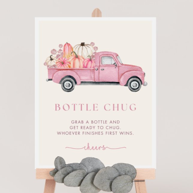 Affiche SYMBOLE DE JEU DE JEU citrouille Baby shower boute (Créateur téléchargé)