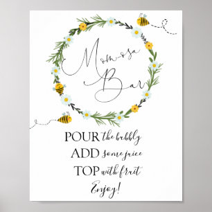 Affiche Symbole de la barre Bee Mom-osa