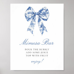 Affiche Symbole de la Barre Mimosa Bride