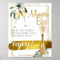 Symbole de la barre Mimosa de Brunch Élégant de l'