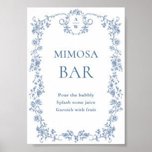 Affiche Symbole de la barre Mimosa de la Grace victorienne