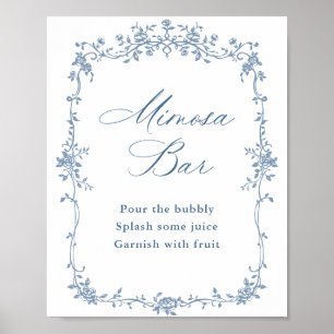 Affiche Symbole de la barre Mimosa de la Grace victorienne