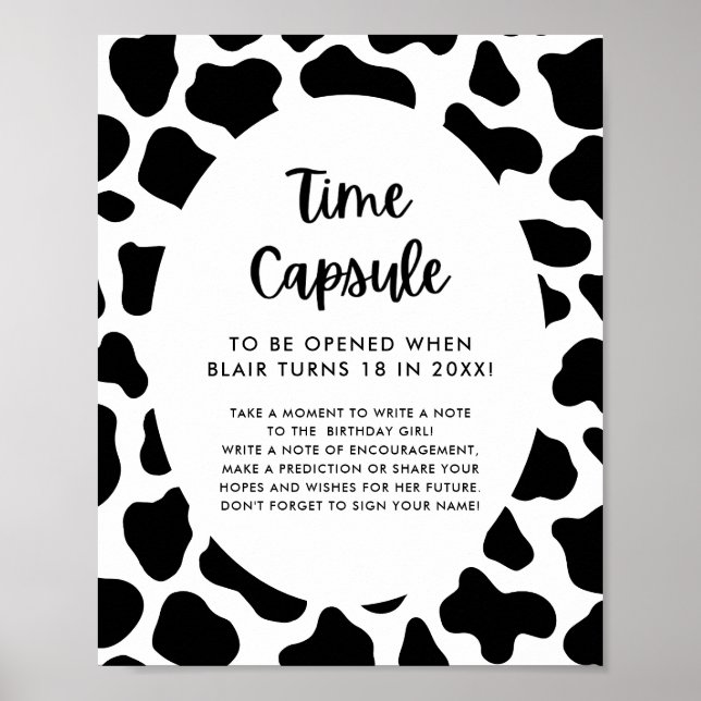Affiche Symbole de la Capsule du 1er Anniversaire de la Va (Devant)