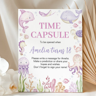 Affiche Symbole de la capsule Heure d'Anniversaire de la F