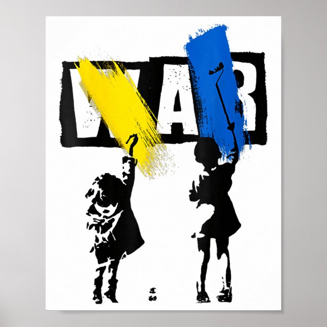 Affiche Symbole de la colombe ukrainienne de la paix pour  (Devant)