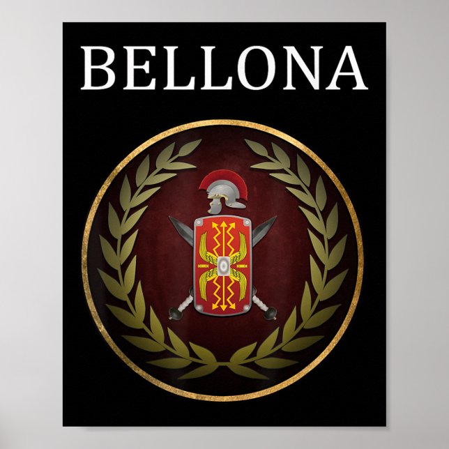 Affiche Symbole de la déesse romaine antique de Bellona (Devant)