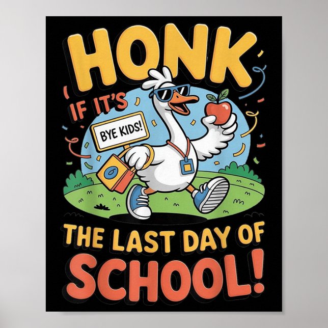 Affiche Symbole de la Dernière journée de l'école de chèvr (Devant)