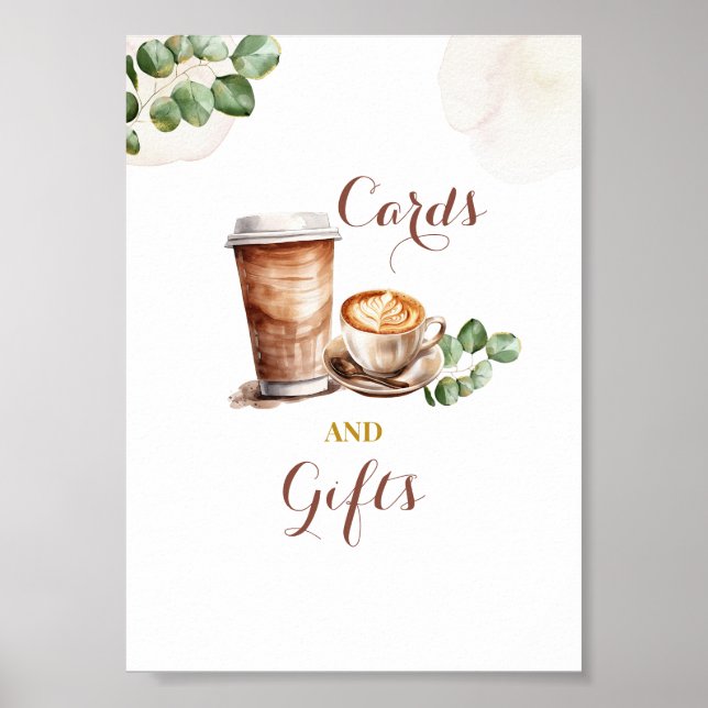 Affiche Symbole de la fête du Café Love (Devant)