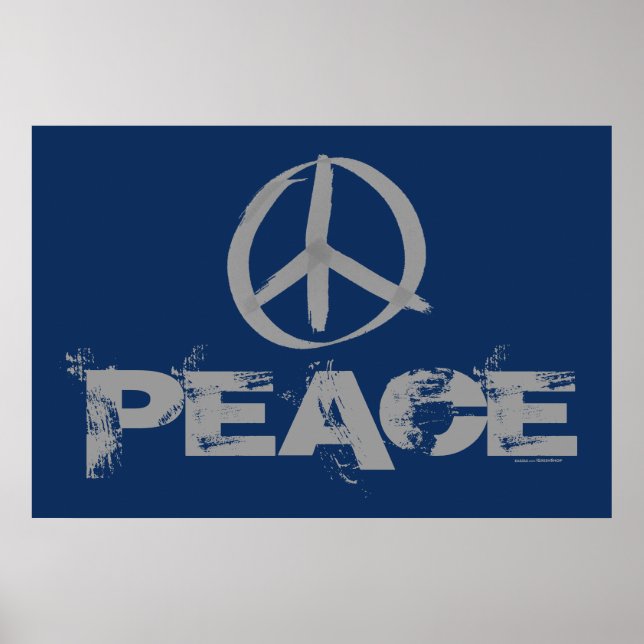 Affiche Symbole de la paix (Devant)