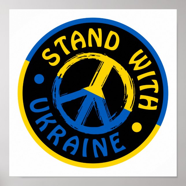 Affiche SYMBOLE DE LA PAIX DE L'Ukraine (Devant)