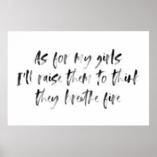 Affiche Symbole de la pouponnière avec calligraphie aquare