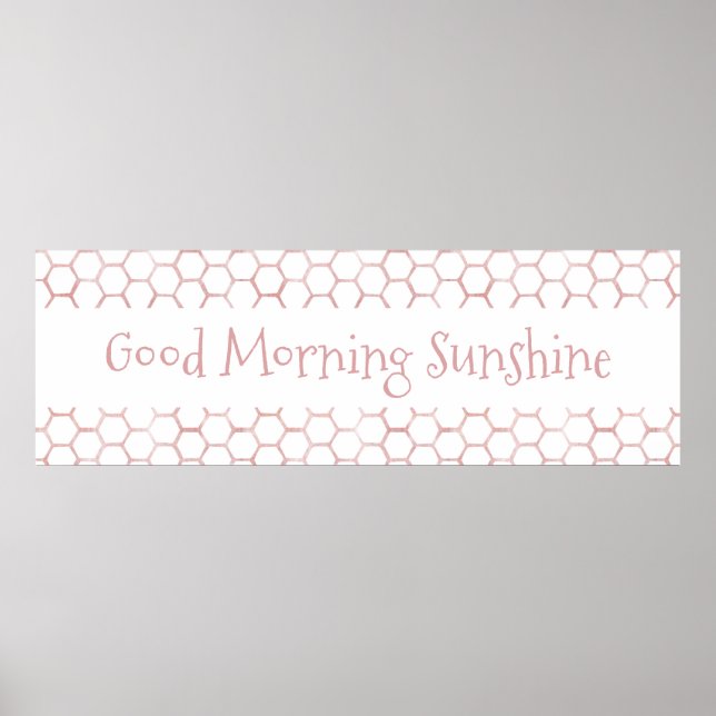 Affiche Symbole de la ruche rose de Good Morning Sunshine (Devant)