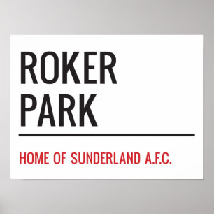 Affiche Symbole de la rue du Stade Roker Park