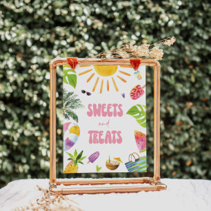 Affiche Symbole de la station de dessert Sweets and Care