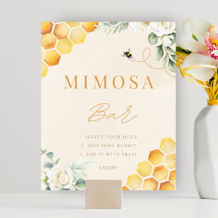 Affiche Symbole de la table de bar Miel Bee Shoe