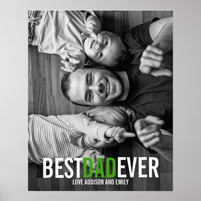 Affiche Symbole de l'affiche Best Papa Ever Fête des pères (Devant)