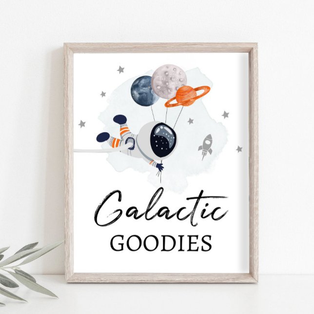Affiche Symbole de l'astronaute du groupe spatial Goodies  (Créateur téléchargé)
