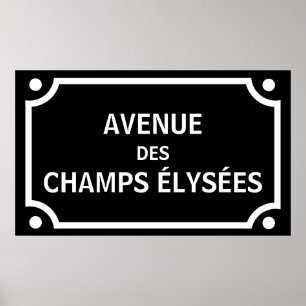 Affiche Symbole de l'avenue des Champs-Elysées, Paris
