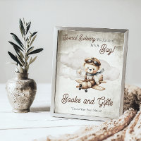 Symbole de l'avion Teddy Bear Douche Favors