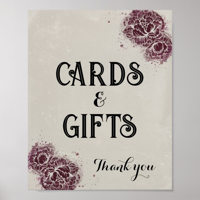 Affiche Symbole de l'événement Gothique Victorien Editable (Devant)